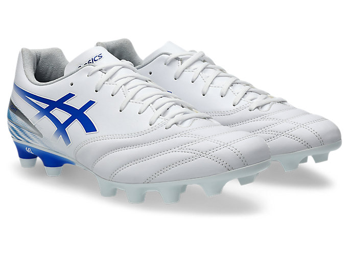 Lookbook ASICS DS Light宽版足球鞋 白色/亚瑟士蓝 1103A125-100