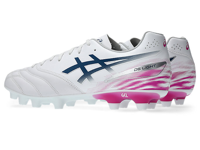 Lookbook ASICS DS Light Advance 寬楦足球鞋 白色/數位櫻花 1103A125-101