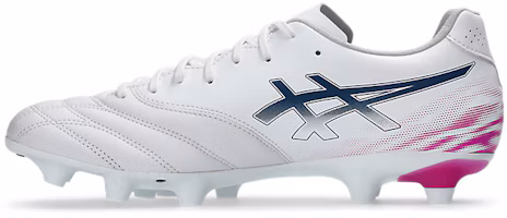 Shop ASICS DS Light Advance 寬楦足球鞋 白色/數位櫻花 1103A125-101