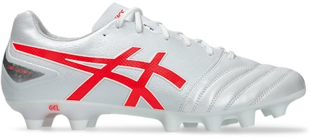 ASICS DS Light Advance Wide Soccer Cleats White/Flash Red 1103A098-104 ASICS DS Light Advance Wide Soccer Cleats White/Flash Red 1103A098-104