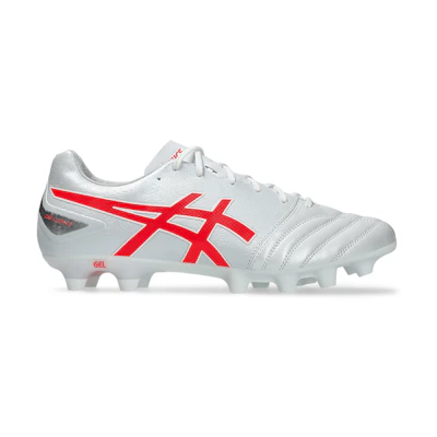 ASICS DS Light Advance Wide Soccer Cleats White/Flash Red