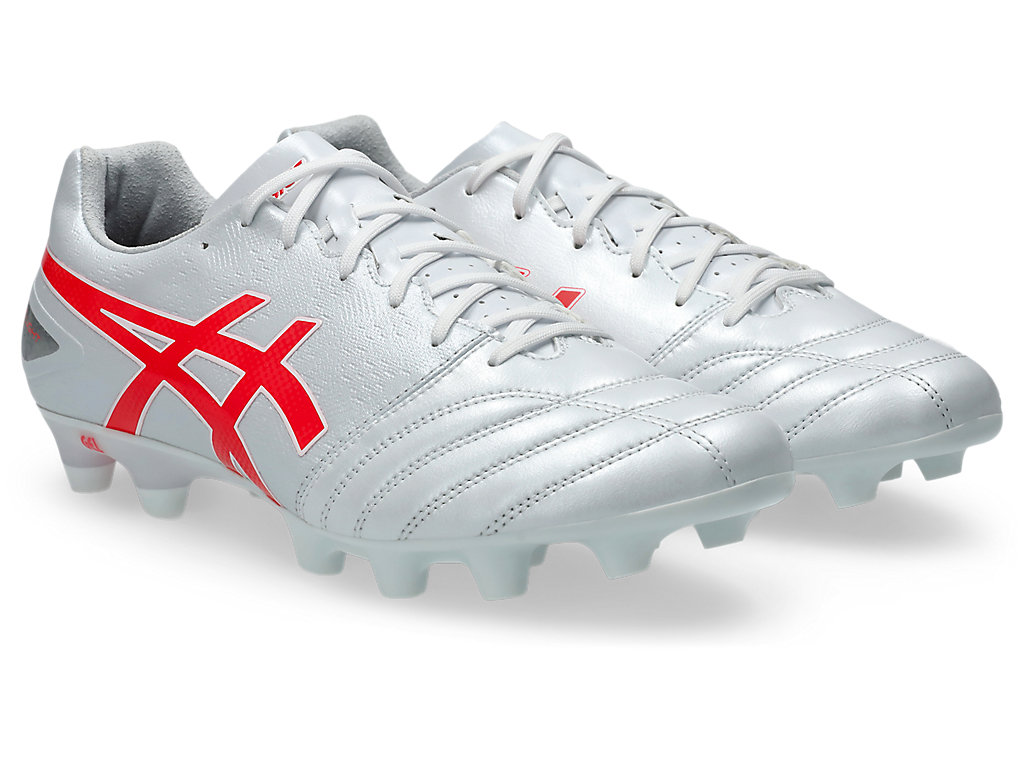 Order アシックス DS ライト アドバンス ワイド サッカースパイク ホワイト/フラッシュレッド 1103A098-104