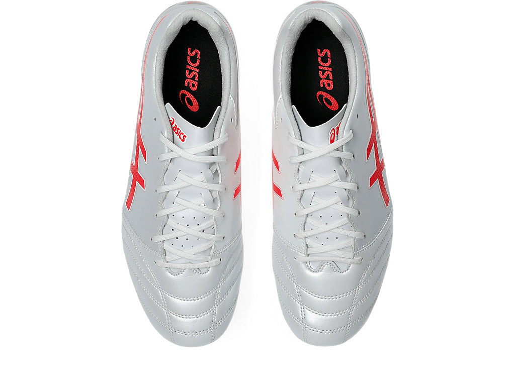 Details for アシックス DS ライト アドバンス ワイド サッカースパイク ホワイト/フラッシュレッド 1103A098-104