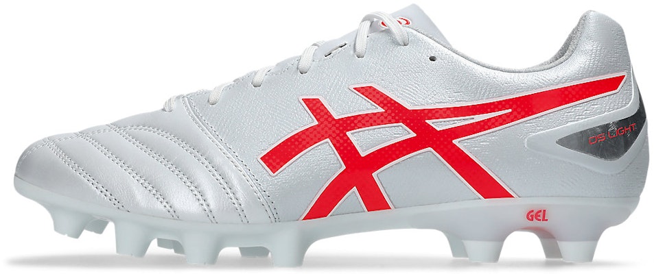 ASICS DS Light Advance Wide Soccer Cleats White/Flash Red 1103A098-104 Cheap ASICS DS Light Advance Wide Soccer Cleats White/Flash Red 1103A098-104
