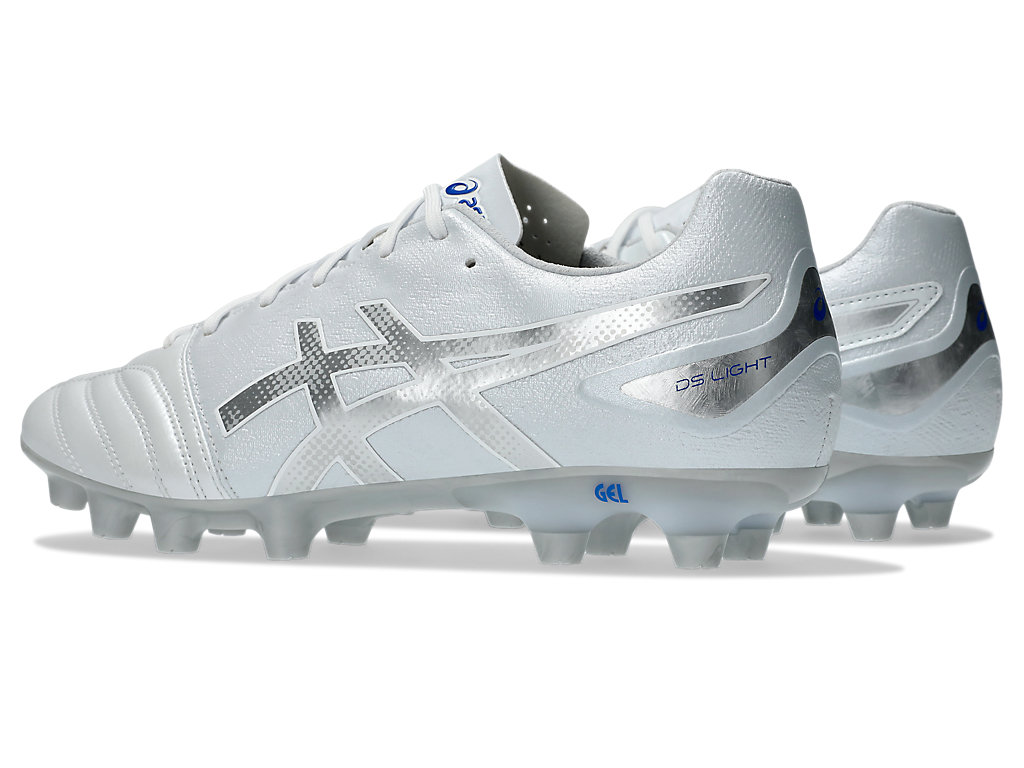 Shop ASICS DS Light Advance Wide Voetbalschoenen Wit/Pure Zilver 1103A117-150