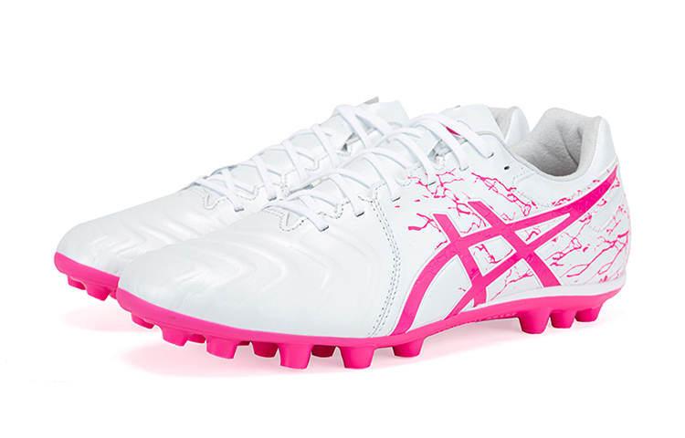 Shop Asics DS LIGHT 休閒舒適萬用 防滑耐磨 足球鞋 男款 白粉