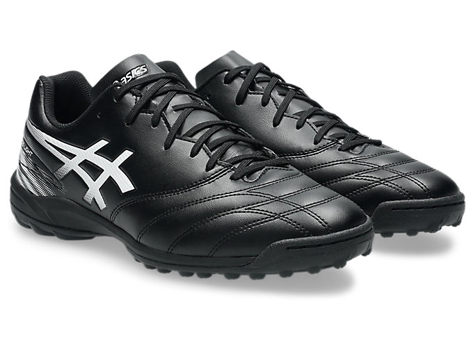 Order ASICS DS Light Club TF Ancho Zapatos de Fútbol Negro/Blanco 1103A123-001