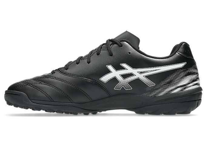 Shop ASICS DS Light Club TF Ancho Zapatos de Fútbol Negro/Blanco 1103A123-001