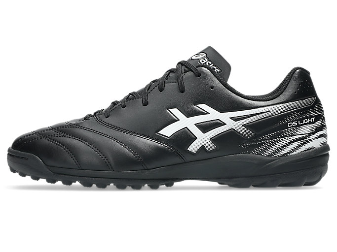 Cheap ASICS DS Light Club TF Ancho Zapatos de Fútbol Negro/Blanco 1103A123-001