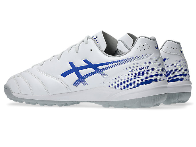Lookbook ASICS DS Light Club TF Anchos Zapatos Futbol Blanco/Azul Asics 1103A123-100