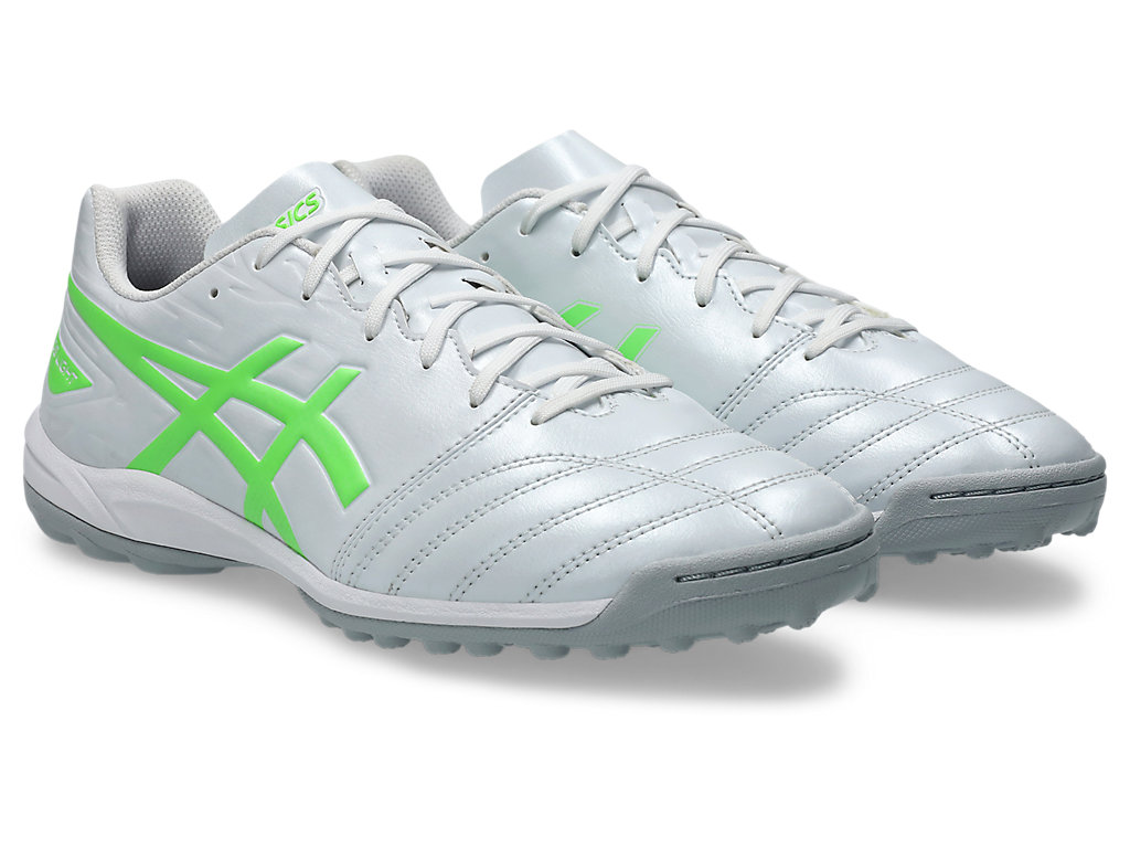 Order ASICS DS Light Club TF Sepatu Bola Wide Putih/Hijau Gecko 1103A112-106