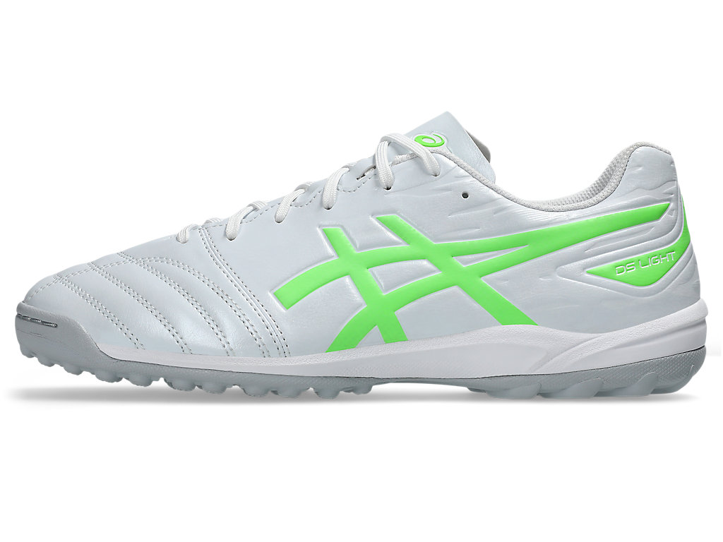 Cheap ASICS DS Light Club TF Sepatu Bola Wide Putih/Hijau Gecko 1103A112-106