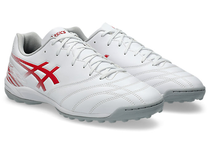 Order ASICS DS Light Club TF Scarpe da Calcio Bianche/Rosso Speed Ampia Vestibilità 1103A123-102
