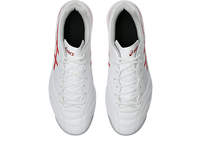 Details for ASICS DS Light Club TF Scarpe da Calcio Bianche/Rosso Speed Ampia Vestibilità 1103A123-102