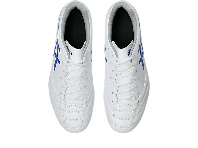 Sizing 아식스 DS 라이트 클럽 와이드 축구화 화이트/아식스 블루 1103A128-100