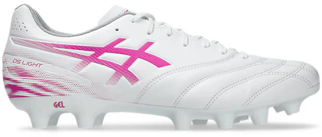 ASICS DS Light Club Wide Soccer Cleats White/Digital Sakura 1103A128-101 ASICS DS Light Club Wide Soccer Cleats White/Digital Sakura 1103A128-101