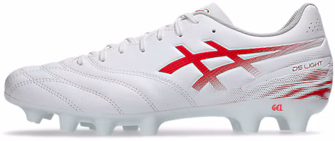Cheap ASICS DS Light Club 寬版足球鞋 白/閃亮紅 1103A128-102