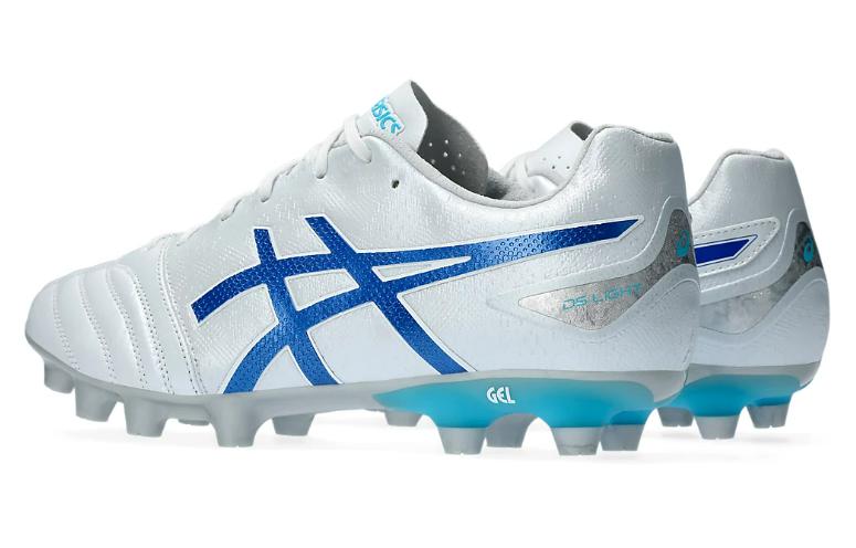 Lookbook アシックス DSライト プロ 2E ワイド 白/青 1103A110-100