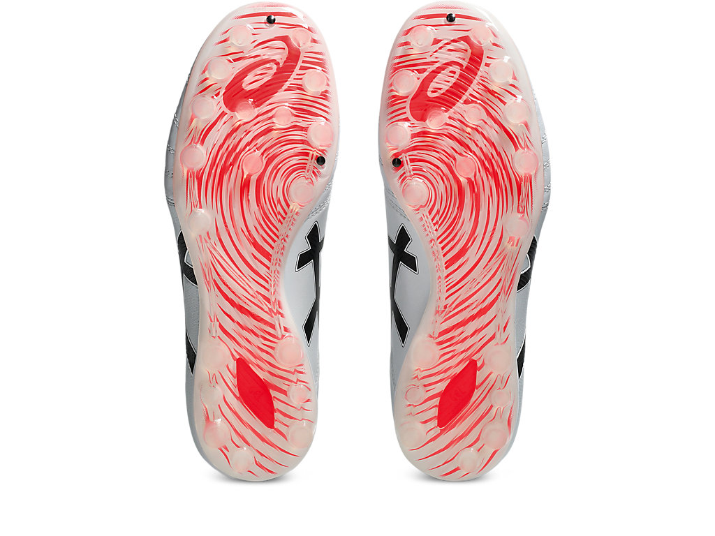 Sizing ASICS DS LIGHT PRO AG Kasut Bola Putih/Merah Kilat. 1103A096-107