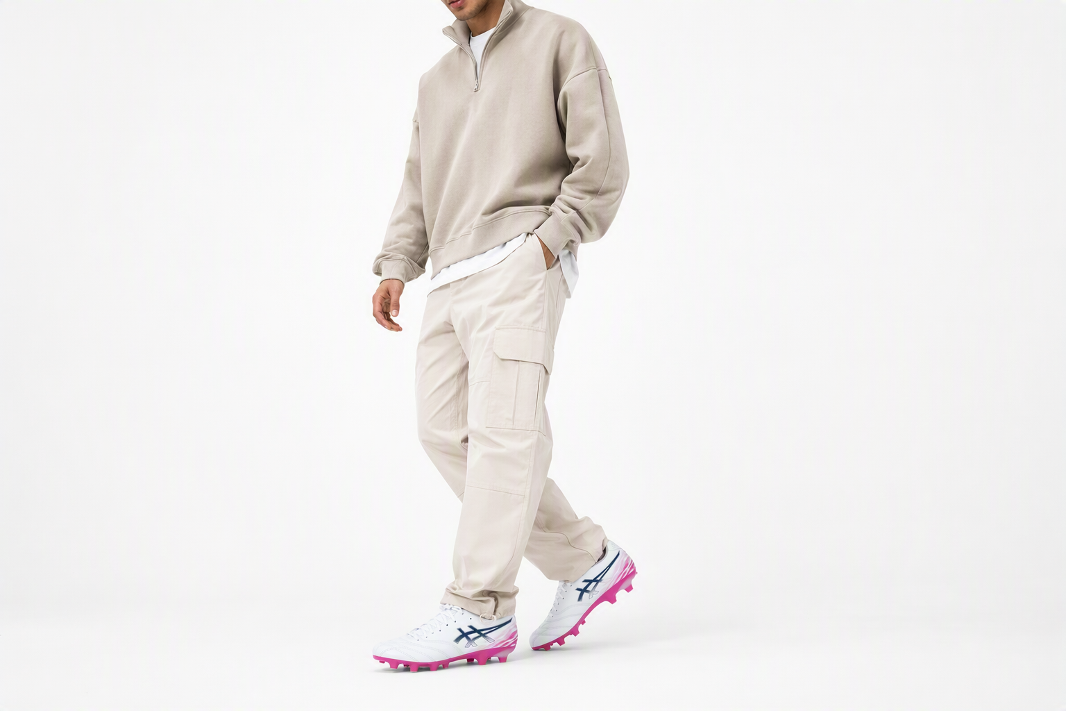 Order ASICS DS Light Pro 足球鞋 白/數碼櫻花 1103A126-101
