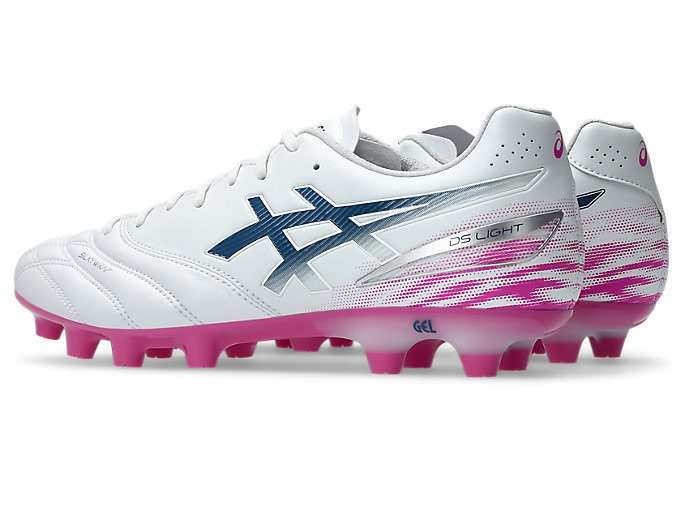 Lookbook ASICS DS Light Pro Soccer Cleats. White/Digital Sakura 1103A126-101