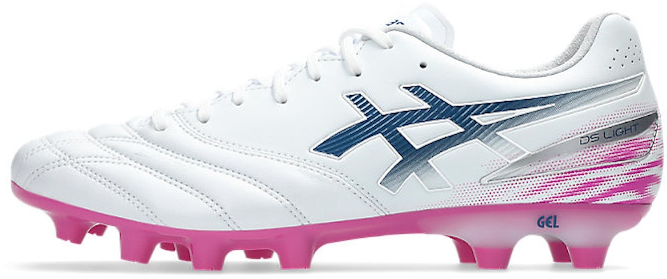ASICS DS Light Pro Soccer Cleats. White/Digital Sakura 1103A126-101 Cheap ASICS DS Light Pro Soccer Cleats. White/Digital Sakura 1103A126-101