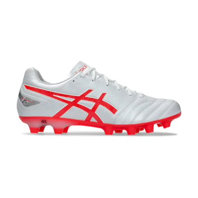 ASICS DS Light Pro Soccer Cleats White/Flash Red