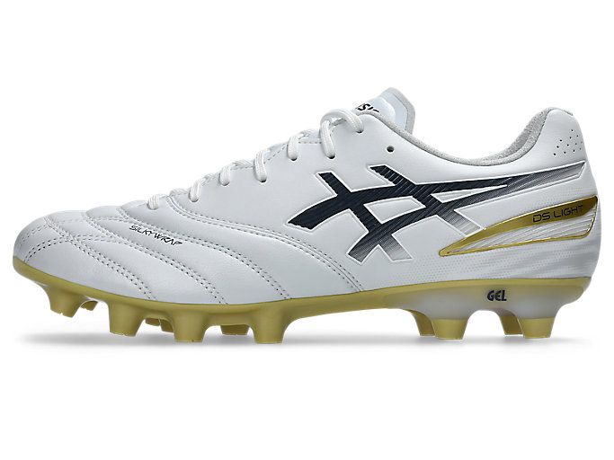 ASICS DS Light Pro Wide Soccer Cleats. White/Midnight 1103A122-103
