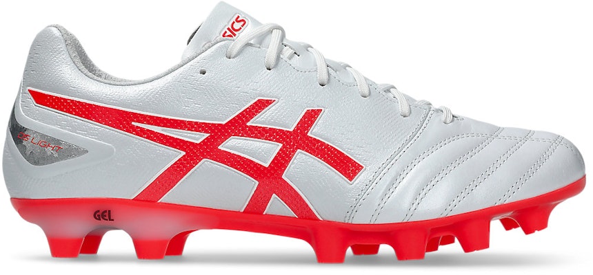 ASICS DS Light Pro Wide Soccer Cleats White/Flash Red 1103A110-104 Buy ASICS DS Light Pro Wide Soccer Cleats White/Flash Red 1103A110-104