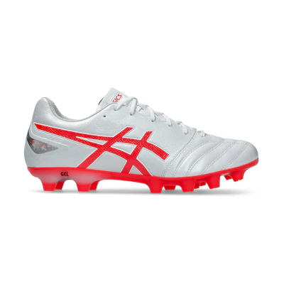 ASICS DS Light Pro Wide Soccer Cleats White/Flash Red