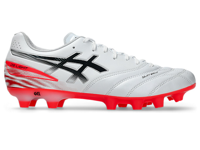 ASICS DS Light Pro Wide Soccer Cleats White/Flash Red 1103A122-102