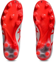 アシックス DS ライト プロ ワイド サッカースパイク ホワイト/フラッシュレッド 1103A110-104 Sizing アシックス DS ライト プロ ワイド サッカースパイク ホワイト/フラッシュレッド 1103A110-104