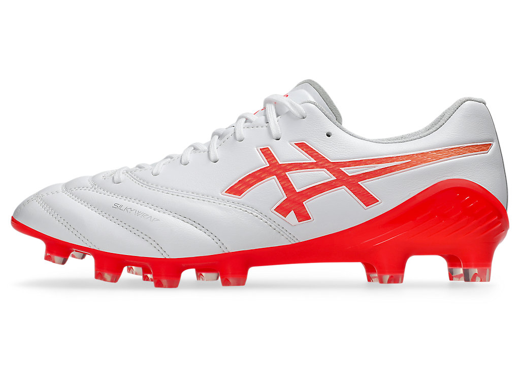 Cheap 亚瑟士DS LIGHT X-FLY 6足球鞋 白色/闪光红 1101A076-101