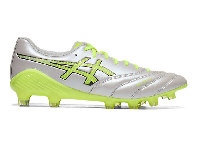 Asics DS Light X-Fly 6 Soccer Cleats Cloud Grey/Safety Yellow 1101A084-020