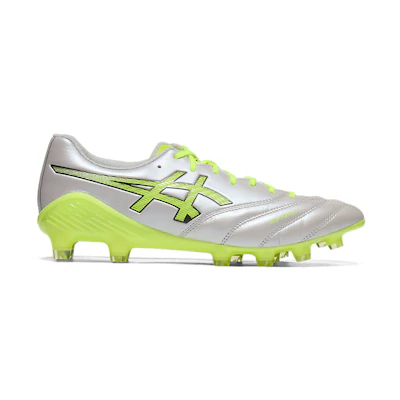 Asics DS Light X-Fly 6 Soccer Cleats Cloud Grey/Safety Yellow