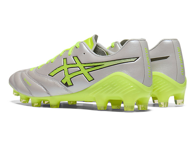 Shop Asics DS Light X-Fly 6 足球鞋 雲灰/安全黃 1101A084-020