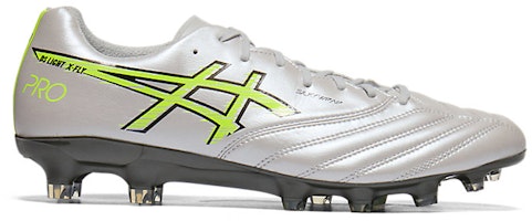 Asics DS Light X-Fly Pro 3 Soccer Cleats Cloud Grey/Safety Yellow 1101A085-020 Asics DS Light X-Fly Pro 3 Soccer Cleats Cloud Grey/Safety Yellow 1101A085-020