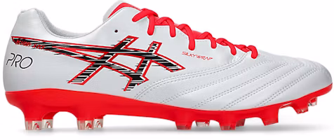 ASICS DS Light X-Fly Pro 3 Soccer Cleats White/Flash Red 1101A072-105 ASICS DS Light X-Fly Pro 3 Soccer Cleats White/Flash Red 1101A072-105