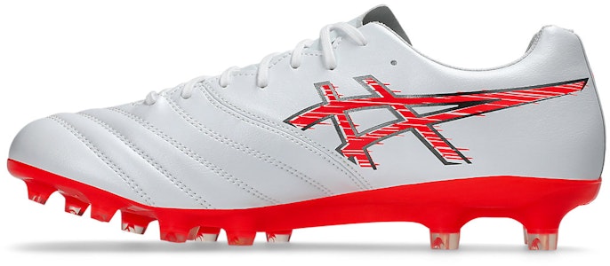 アシックス DS ライト X-FLY PRO 3 サッカースパイク ホワイト/フラッシュレッド 1101A072-103 Shop アシックス DS ライト X-FLY PRO 3 サッカースパイク ホワイト/フラッシュレッド 1101A072-103