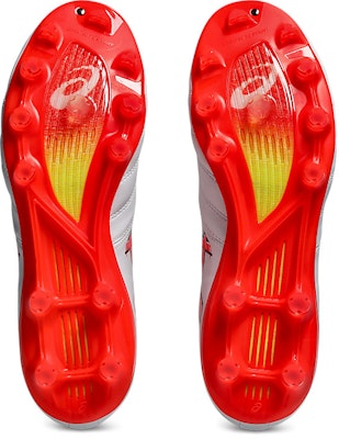 アシックス DS ライト X-FLY PRO 3 サッカースパイク ホワイト/フラッシュレッド 1101A072-103 Sizing アシックス DS ライト X-FLY PRO 3 サッカースパイク ホワイト/フラッシュレッド 1101A072-103