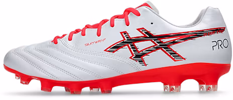 Cheap ASICS DS Light X-Fly Pro 3 足球鞋 白色/閃光紅 1101A072-105