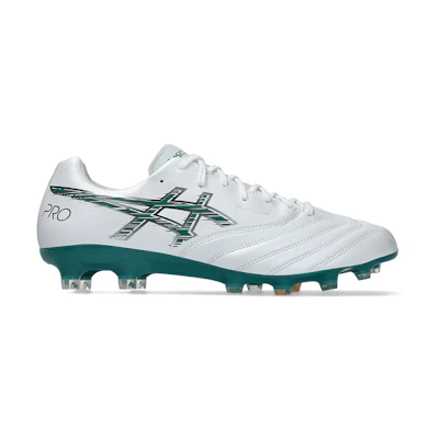 ASICS DS Light X-Fly Pro 3 Soccer Cleats White/Rainy Lake