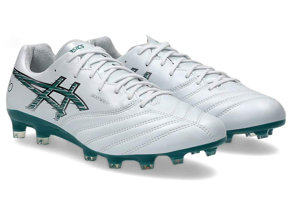 Order ASICS DS Light X-Fly Pro 3 Botas de Fútbol Blanco/Lago Lluvioso 1101A072-101
