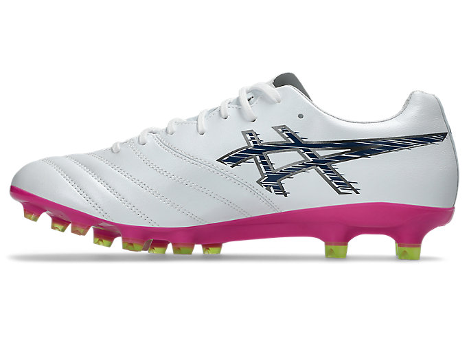 Shop ASICS DS Light X-Fly Pro 3 Chaussures de Football Blanc/Bleu Crépuscule 1101A072-104