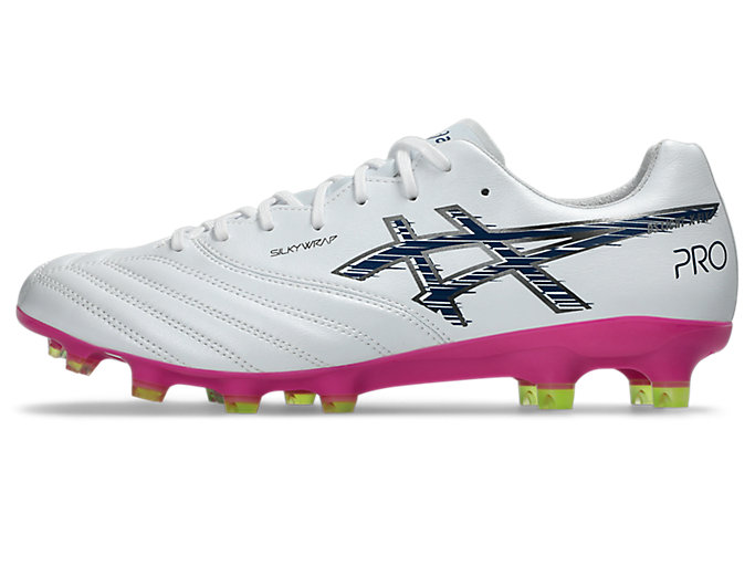 Cheap ASICS DS Light X-Fly Pro 3 Chaussures de Football Blanc/Bleu Crépuscule 1101A072-104