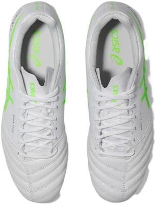 亞瑟士 DS Light X-fly Pro 限量款 天然草地 人造草地 防滑耐磨 足球鞋 白色/綠色 Lookbook 亞瑟士 DS Light X-fly Pro 限量款 天然草地 人造草地 防滑耐磨 足球鞋 白色/綠色