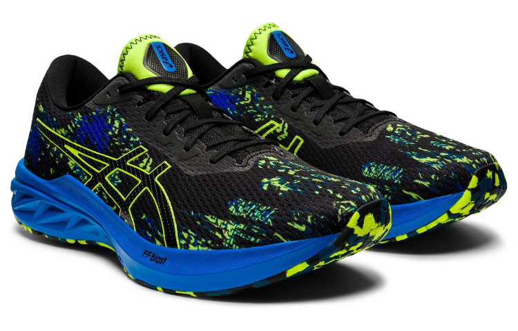 Lookbook ASICS Dynablast 2 ''Schwarz Blau Grün'' 1011B453-001