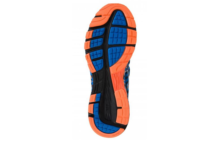 Shop ASICS Dynaflyte ''Blauw Oranje Colorblock'' T70TQ-4230