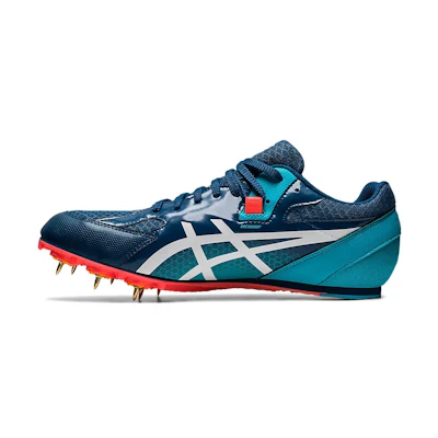 ASICS Effort 13 Track and Field Spike Shoes 'Navy Aqua Blue Black'
