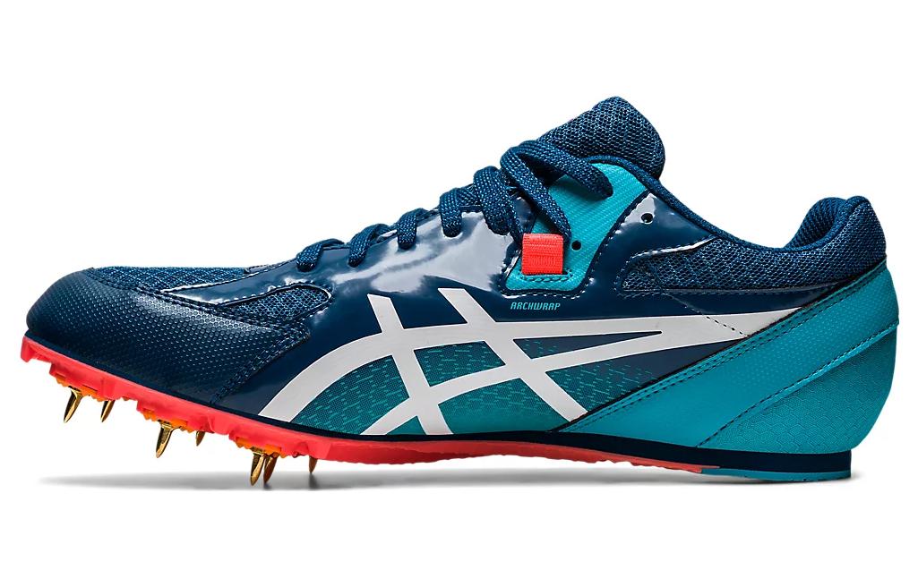 ASICS Effort 13 Track and Field Spike Shoes 'Navy Aqua Blue Black' 1093A167-401